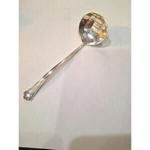 Antique Manchester Sterling Silver Sauce Ladle 5” | American Flatware Solid 925